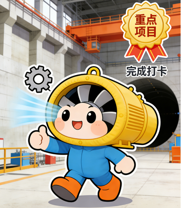 喜讯捷报 | 我司通风设备助力广东电白抽水蓄能电站，圆满完成核心通风工程